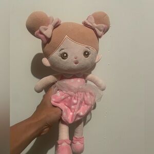 Baby doll cute‎ pink polka dot dress